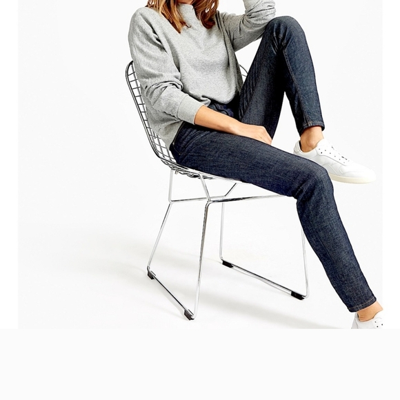 Everlane Blue High Rise Jeans Classic Denim - Picture 9 of 9